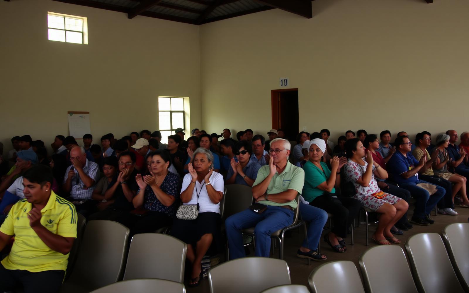 Imagem de marcação — encontro com moradores em um município do interior